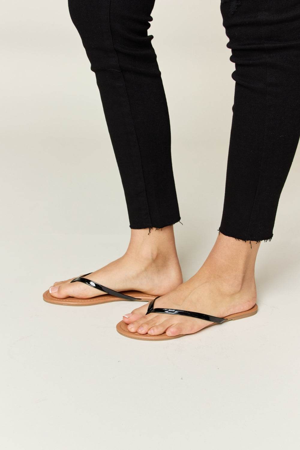 WILD DIVA PU Leather Open Toe Sandals - DaTrendStore.Com