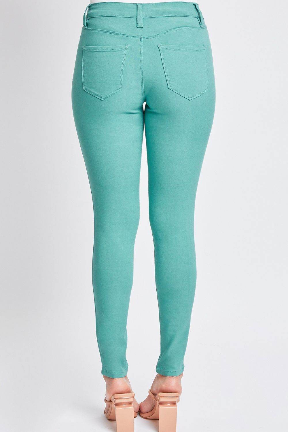 YMI Jeanswear Full Size Hyperstretch Mid-Rise Skinny Pants - DaTrendStore.Com