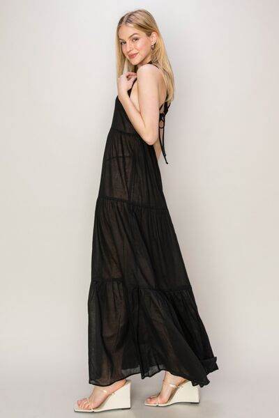 HYFVE Halter Neck Cover Up Maxi Dress - DaTrendStore.Com