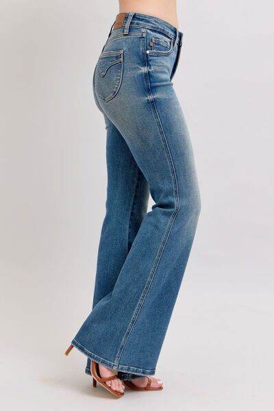 Judy Blue MR Tummy Control Vintage Wash Jeans - DaTrendStore.Com