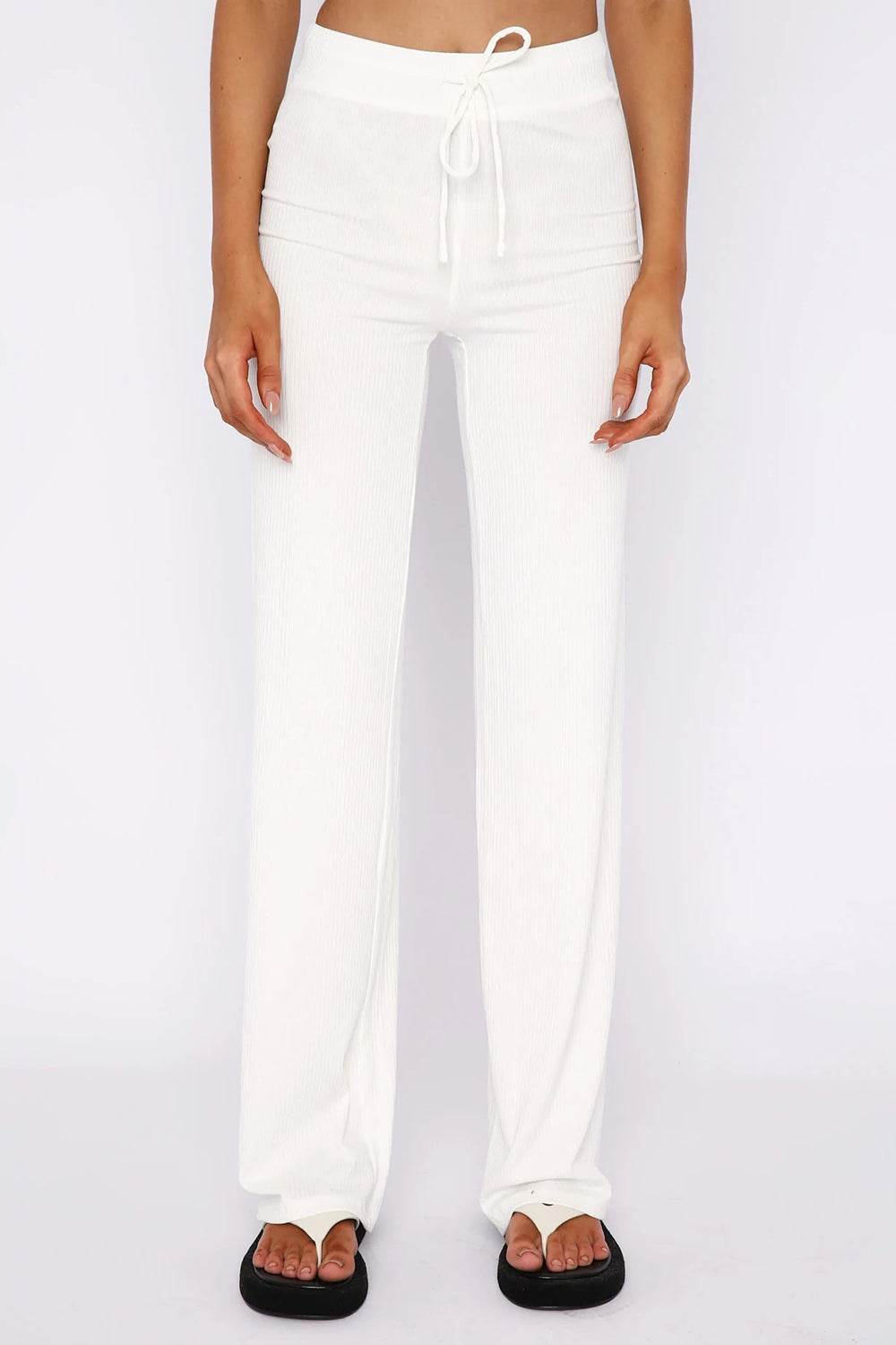 Round Neck Short Sleeve Top and Pants Set - DaTrendStore.Com