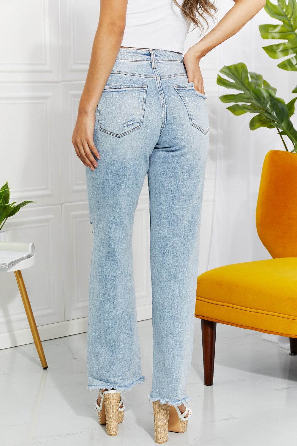 Vervet by Flying Monkey Full Size Allie 90's Dad Jean - DaTrendStore.Com