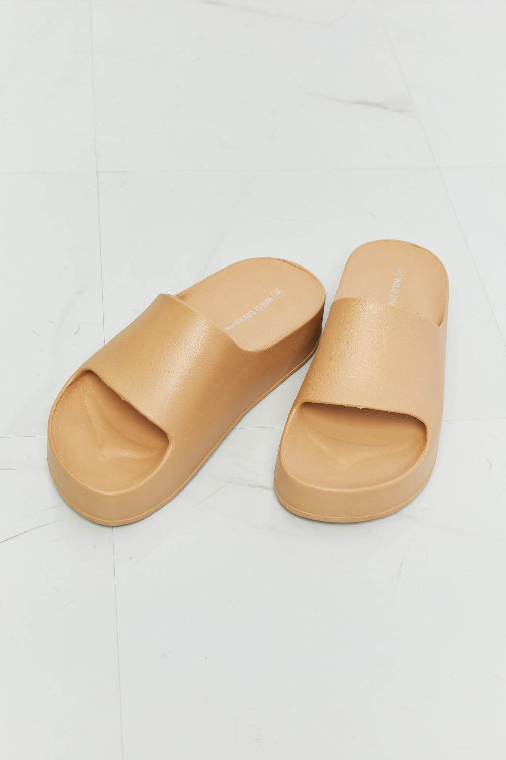 WILD DIVA Summer Feels Platform Slide - DaTrendStore.Com