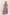 ADORA Mauve Ruffled Cap-Sleeve Mesh Dress