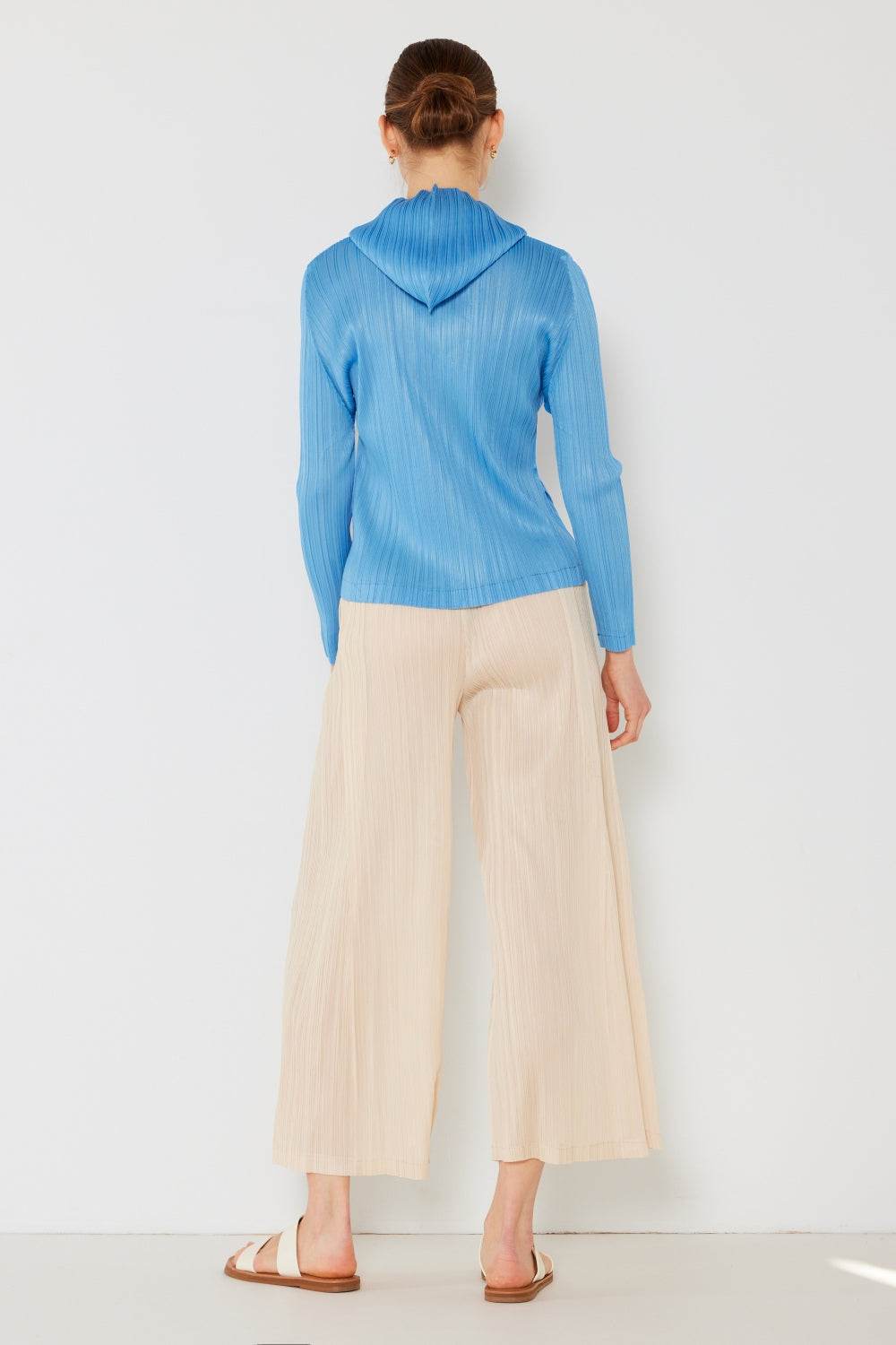 Marina West Swim Pleated Wide-Leg Pants with Side Pleat Detail - DaTrendStore.Com