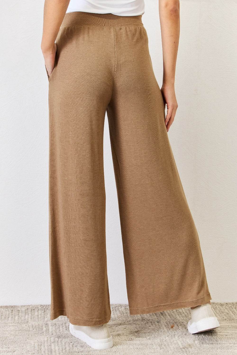 RISEN Ultra Soft Wide Leg Pants - DaTrendStore.Com