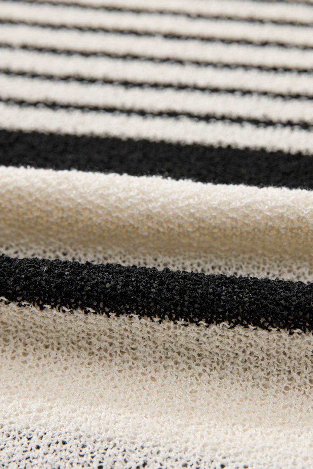 Striped Round Neck Sweater Vest - DaTrendStore.Com