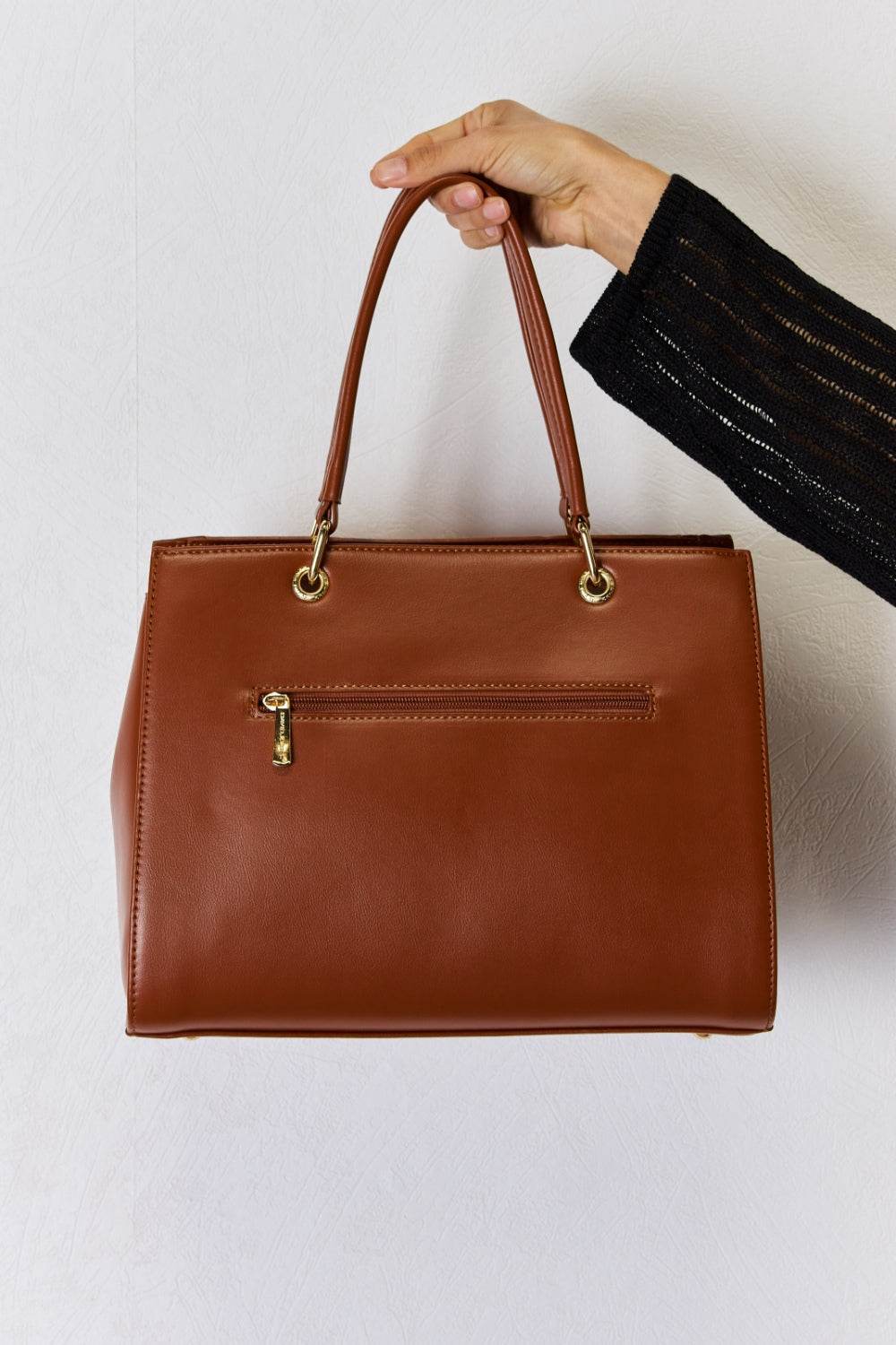 David Jones Texture PU Leather Handbag - DaTrendStore.Com