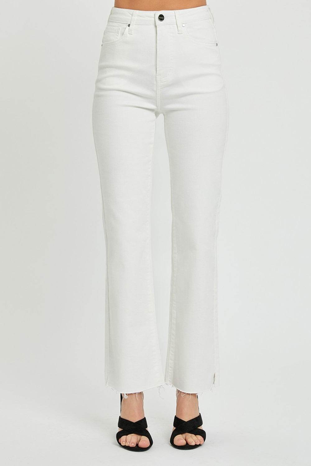 RISEN Full Size High Rise Tummy Control Straight Jeans - DaTrendStore.Com
