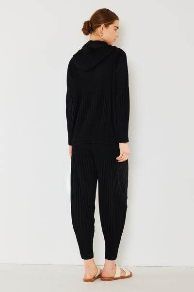 Marina West Swim Pleated Unisex Plisse Jacket with 2 Way Zipper - DaTrendStore.Com