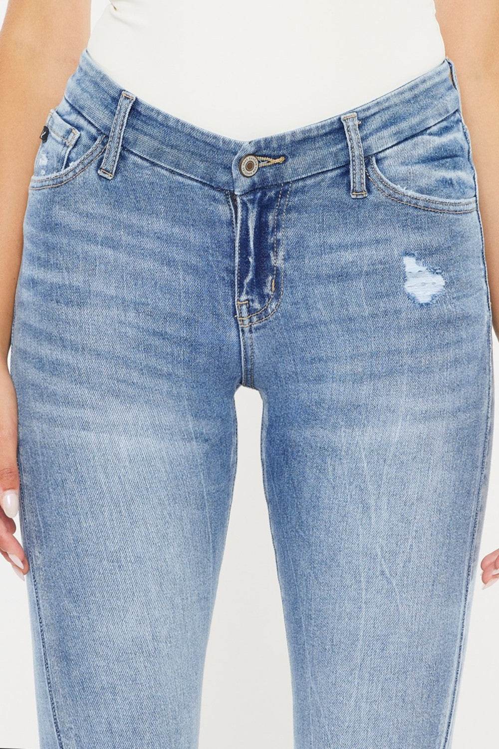 Kancan High Waist Cat's Whiskers Skinny Jeans - DaTrendStore.Com