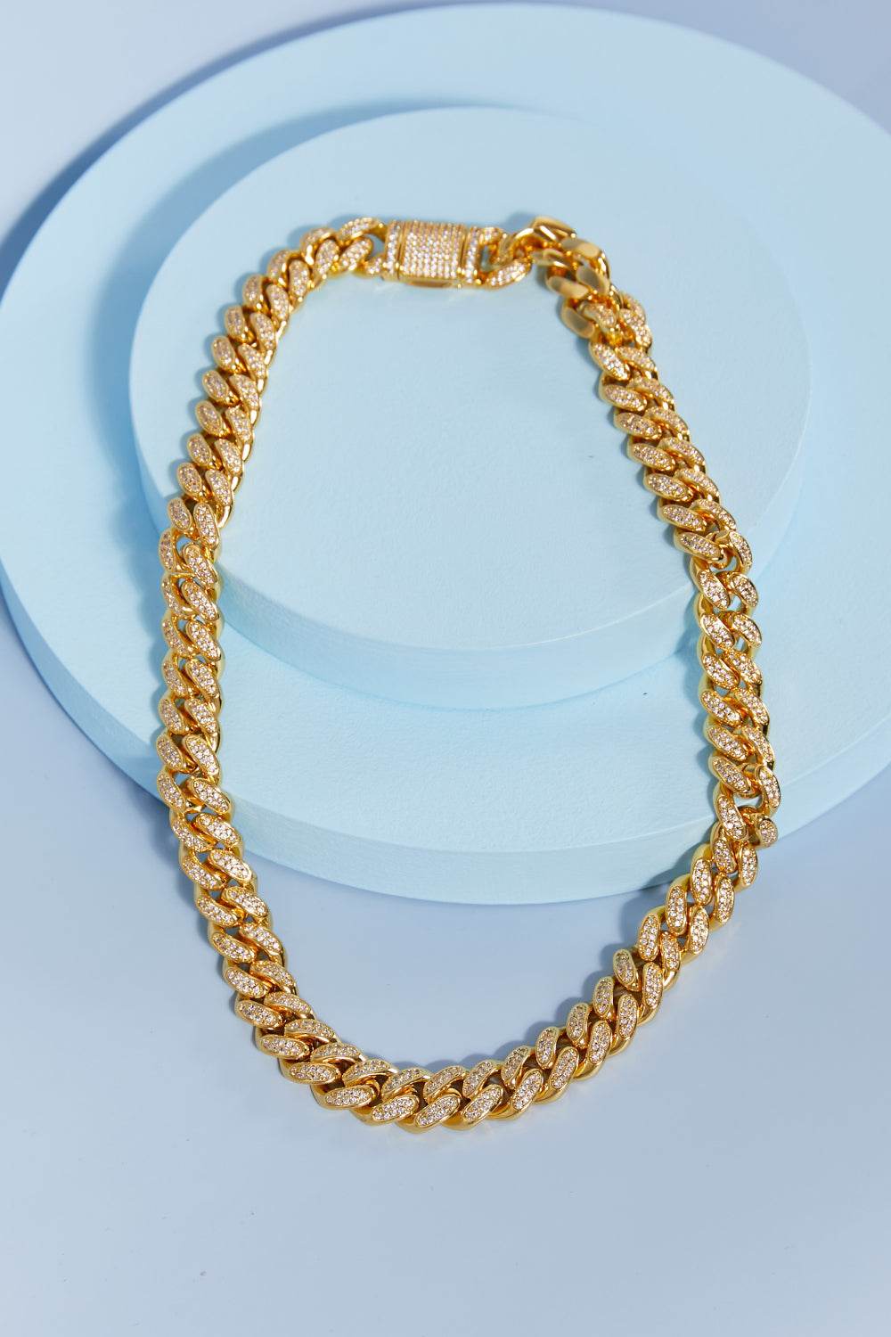 Brass Curb Chain Necklace - DaTrendStore.Com