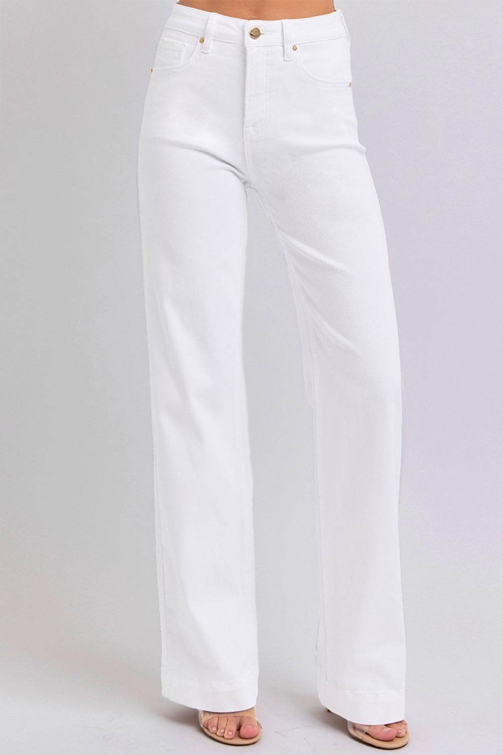 RISEN Full Size High Waist Straight Jeans - DaTrendStore.Com