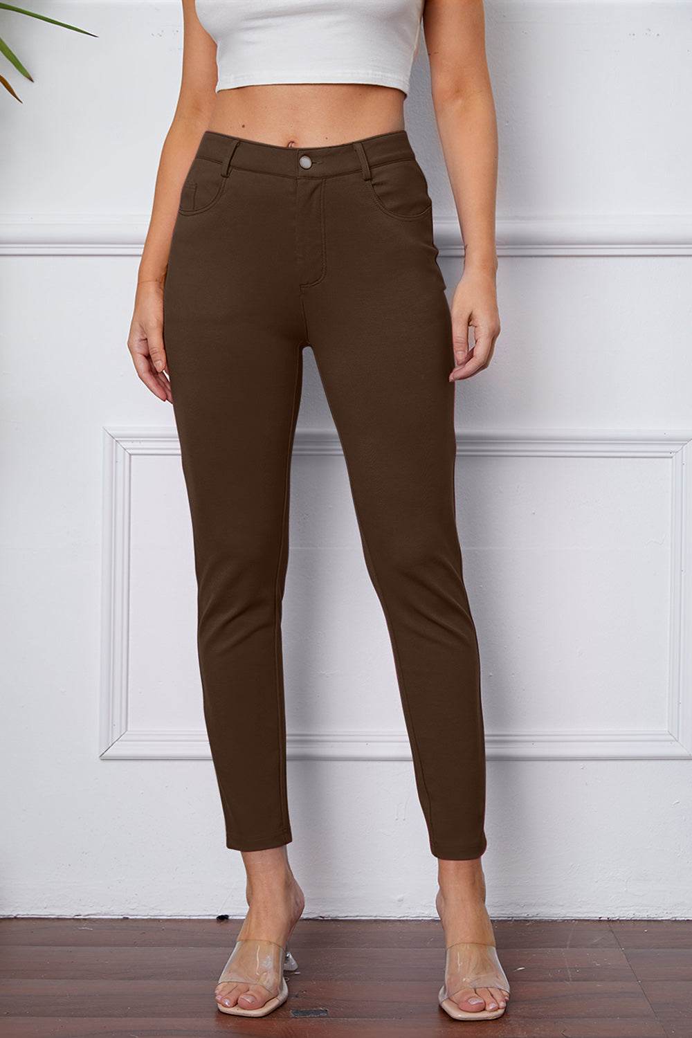StretchyStitch Pants by Basic Bae - DaTrendStore.Com