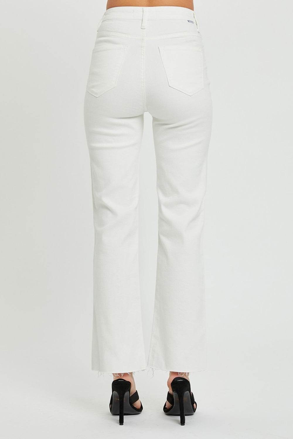 RISEN Full Size High Rise Tummy Control Straight Jeans - DaTrendStore.Com