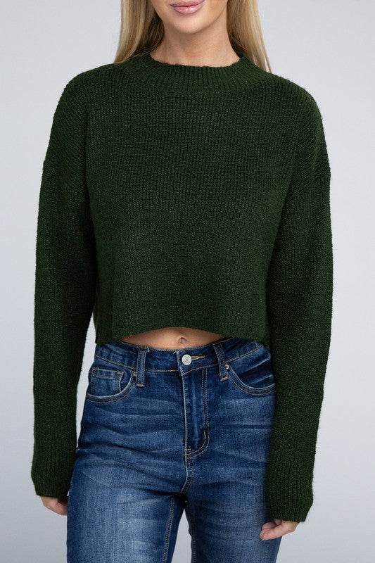 Mock Neck Pullover - DaTrendStore.Com