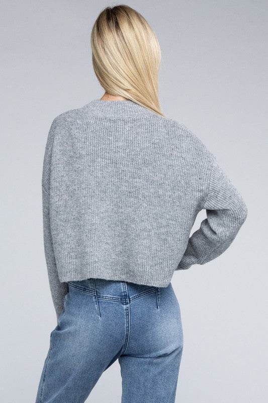 Mock Neck Pullover - DaTrendStore.Com