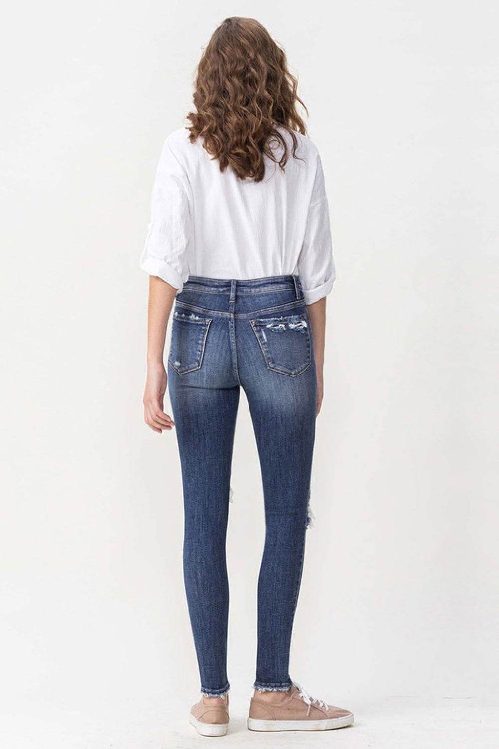 Lovervet Hayden Full Size High Rise Skinny - DaTrendStore.Com