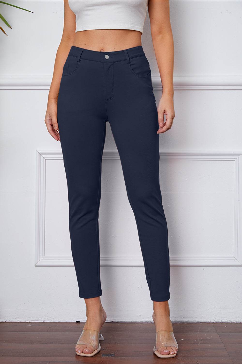 StretchyStitch Pants by Basic Bae - DaTrendStore.Com