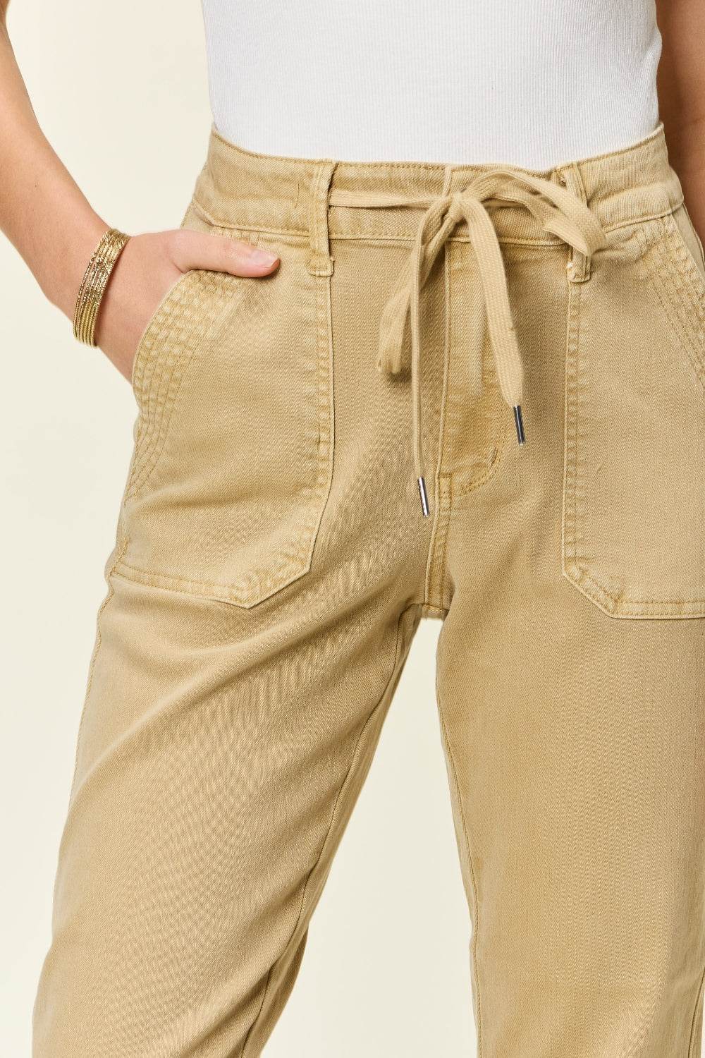Judy Blue Full Size High Waist Jogger Jeans - DaTrendStore.Com