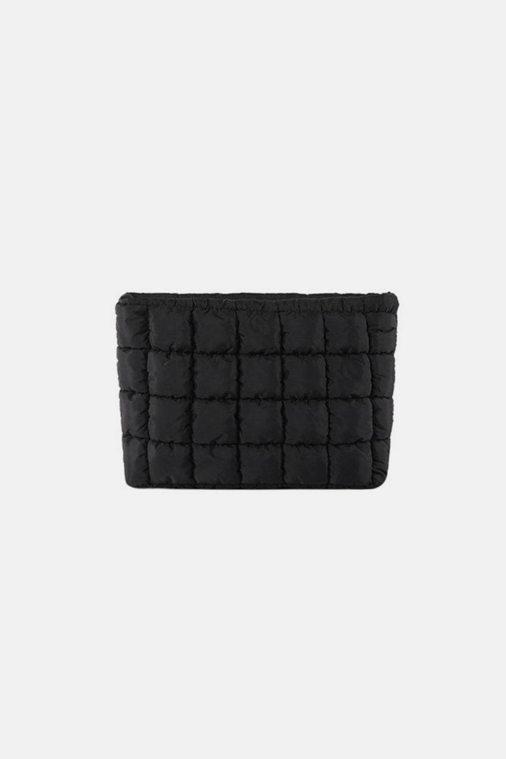 Zenana Quilted Puffy Pouch Clutch Bag - DaTrendStore.Com