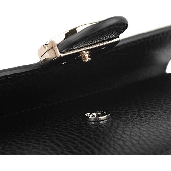 Gucci - Gucci Leather Interlocking wallet black - DaTrendStore.Com