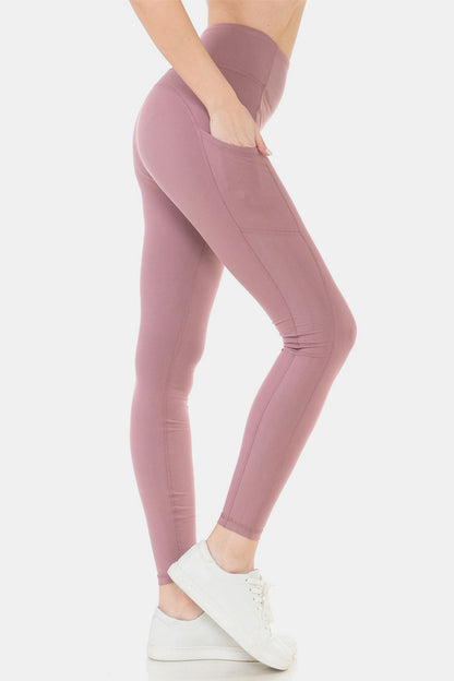 Leggings Depot Wide Waistband High Waist Leggings