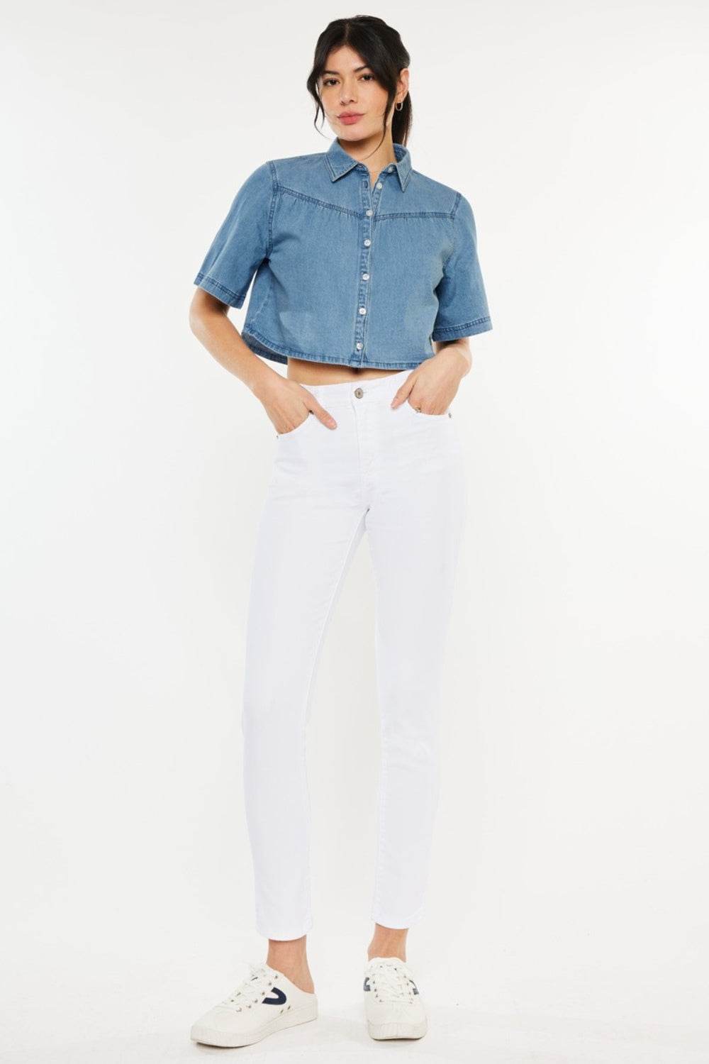 Kancan High Rise Ankle Skinny Jeans - DaTrendStore.Com