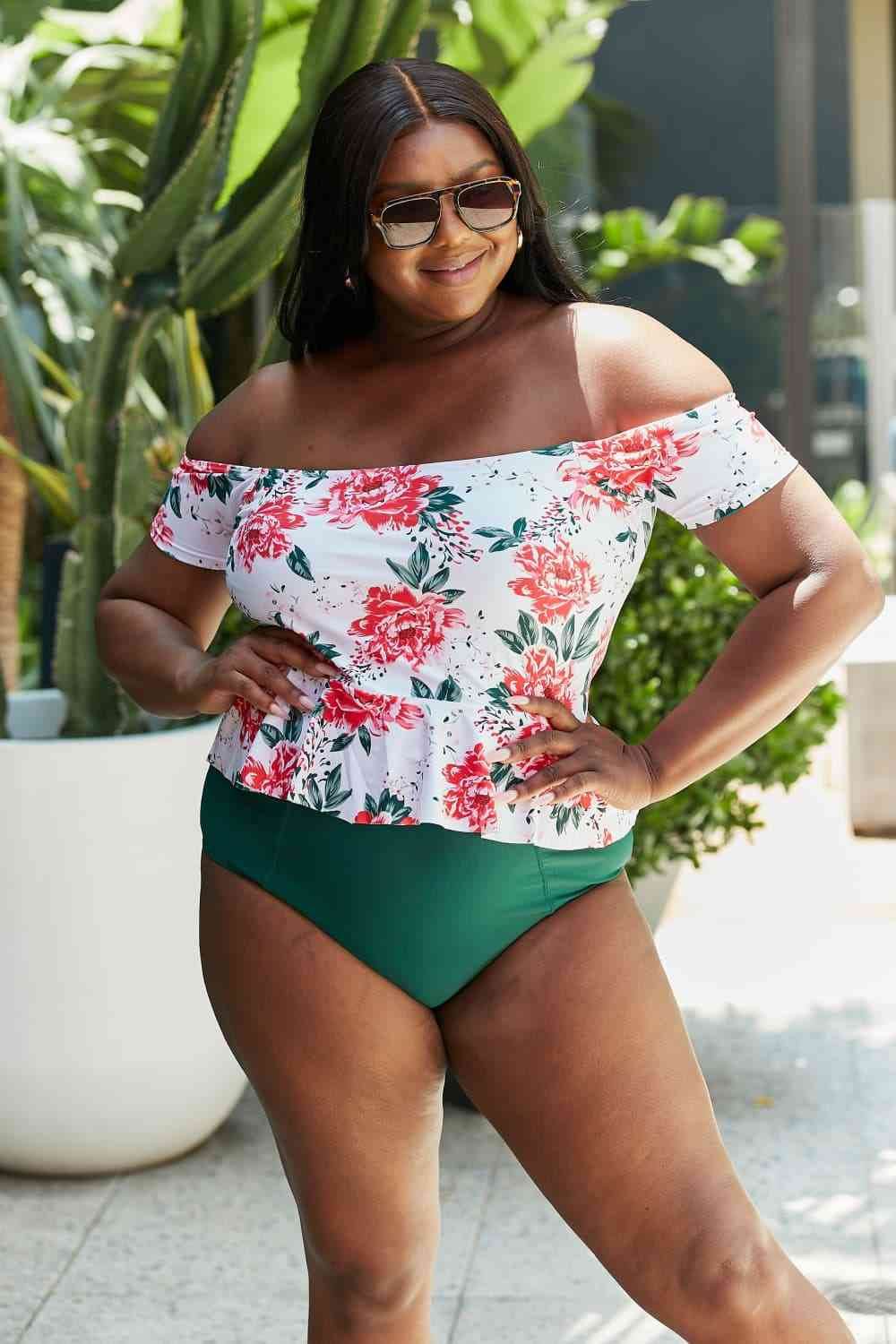 Marina West Swim Coastal Cutie Tankini Swimsuit Set - DaTrendStore.Com