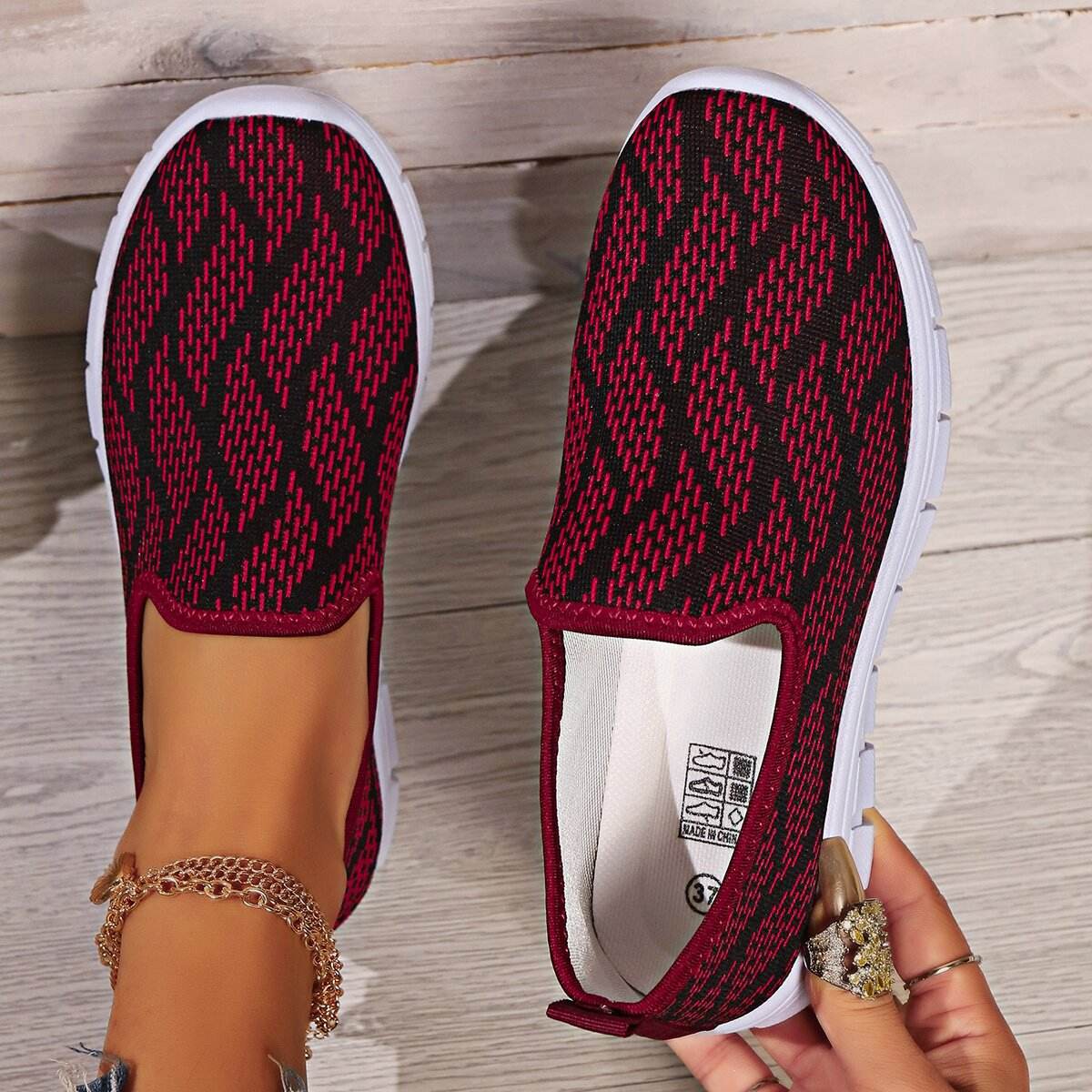 Round Toe Flat Slip-Ons - DaTrendStore.Com
