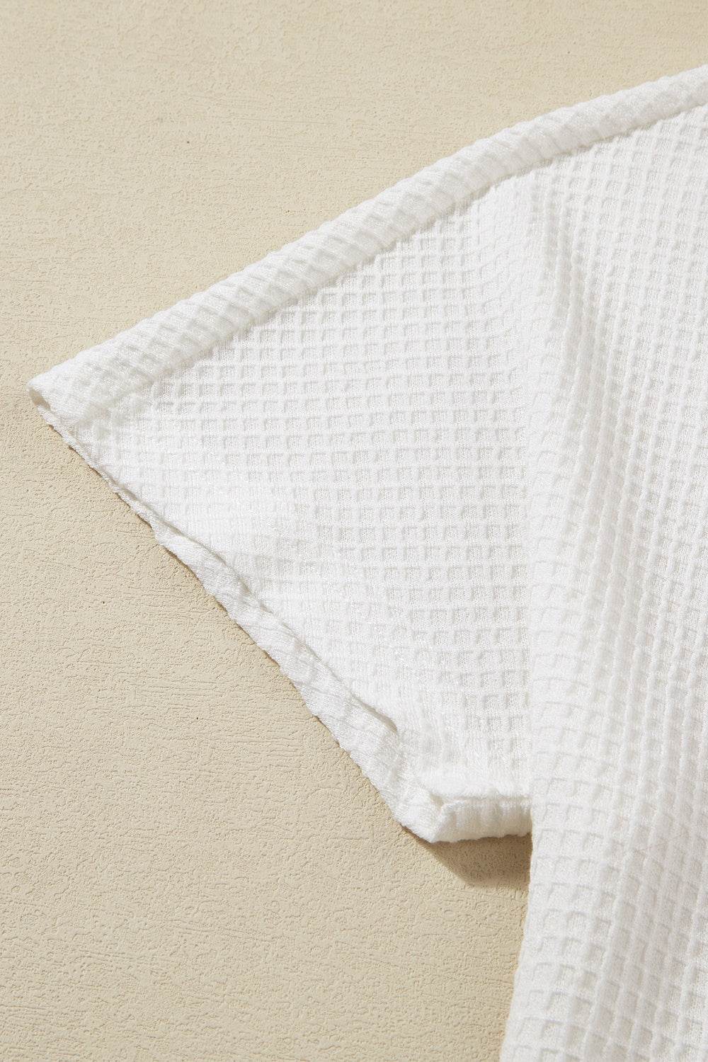 Round Neck Short Sleeve Top and Drawstring Shorts Set - DaTrendStore.Com