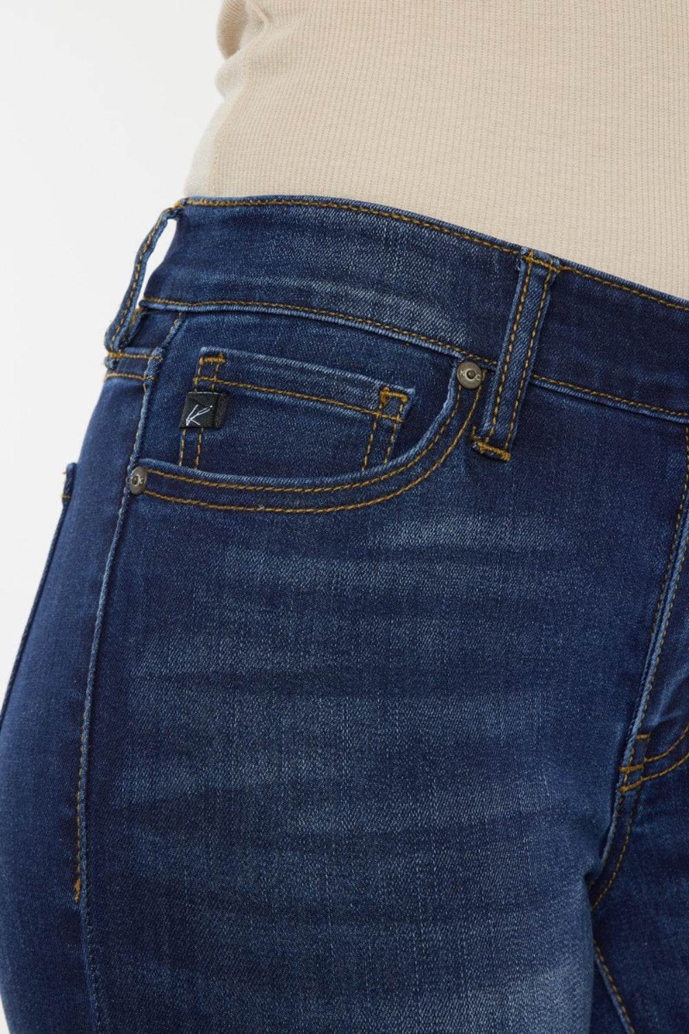 Kancan Mid Rise Gradient Skinny Jeans - DaTrendStore.Com