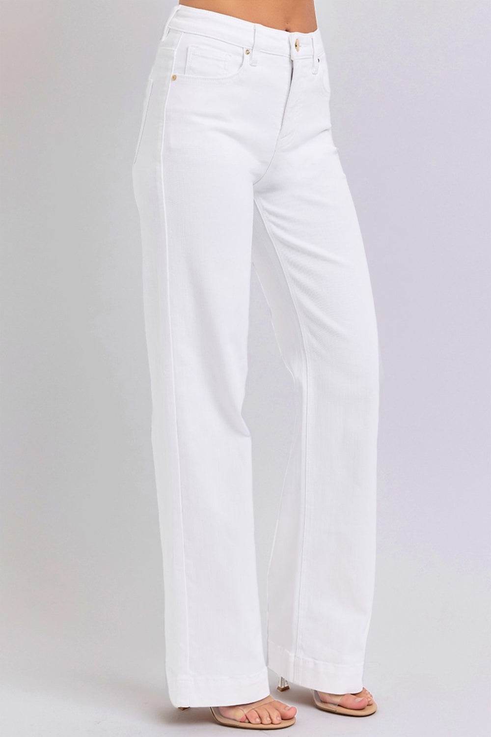 RISEN Full Size High Waist Straight Jeans - DaTrendStore.Com