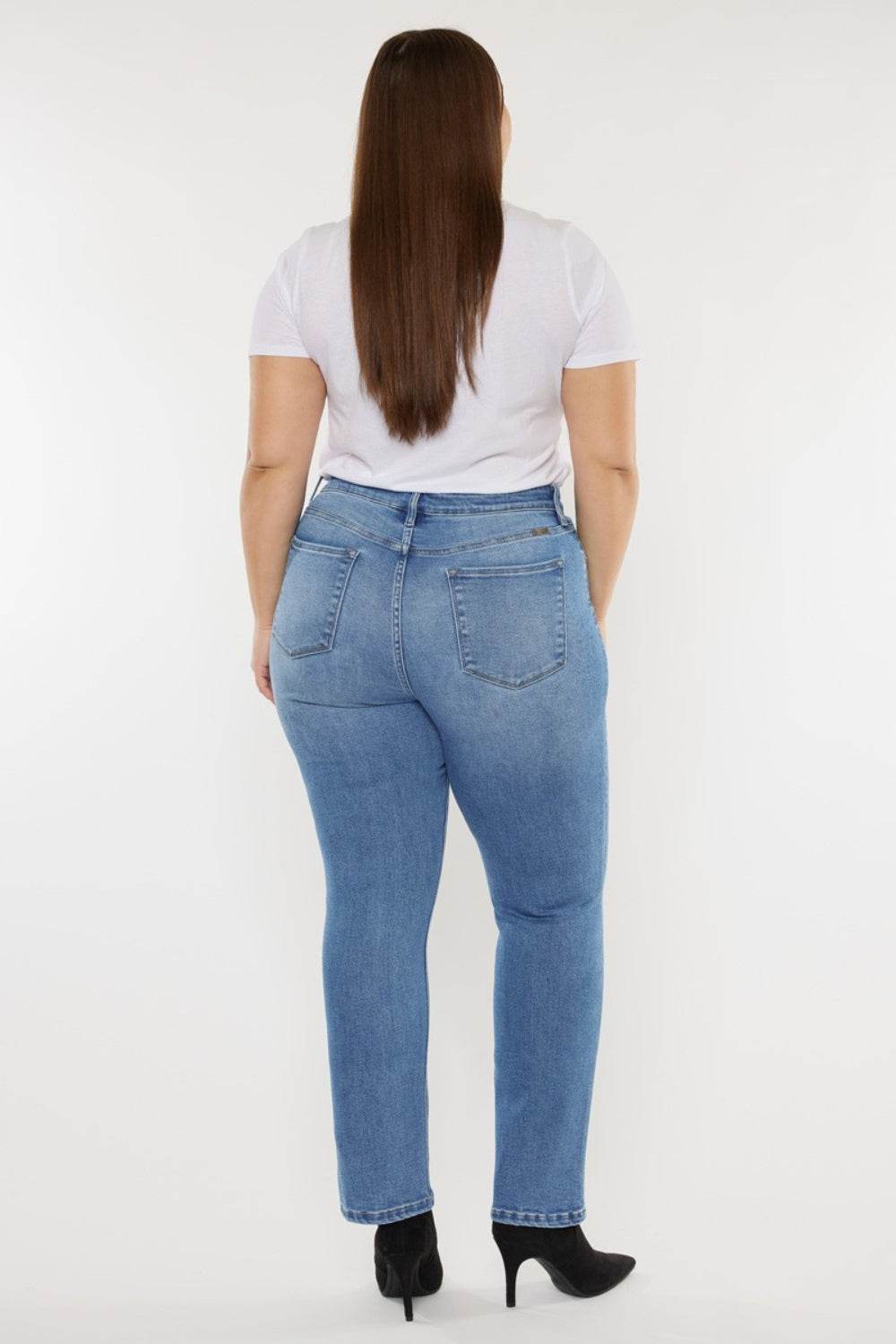 Kancan Full Size Cat's Whiskers High Waist Jeans - DaTrendStore.Com