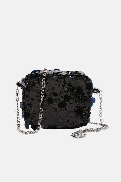 Sequin Chain Shoulder Bag - DaTrendStore.Com