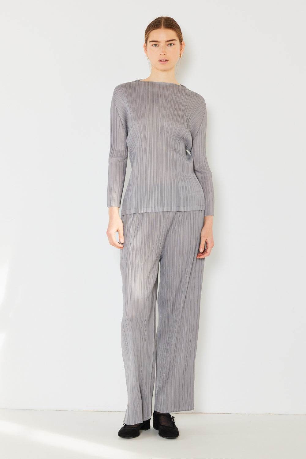 Marina West Swim Pleated Elastic-Waist Straight Pants - DaTrendStore.Com
