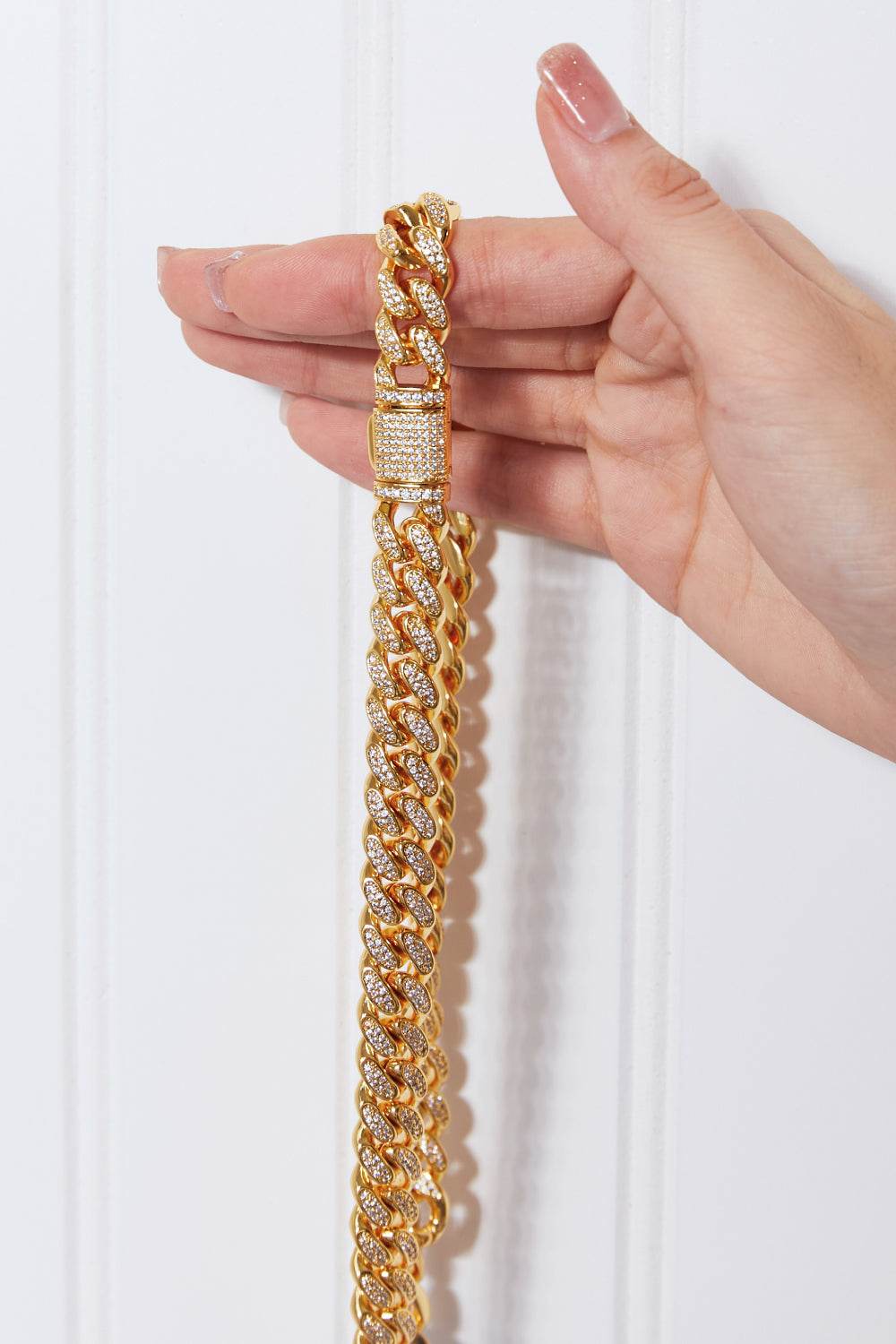 Brass Curb Chain Necklace - DaTrendStore.Com