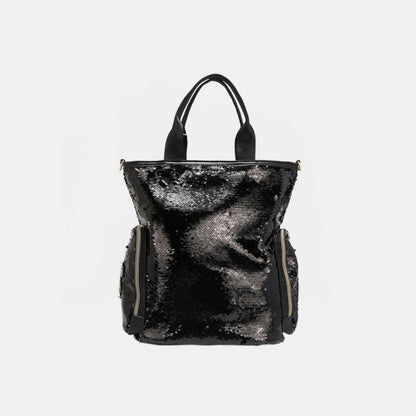 Nicole Lee USA Sequin Patch Tote