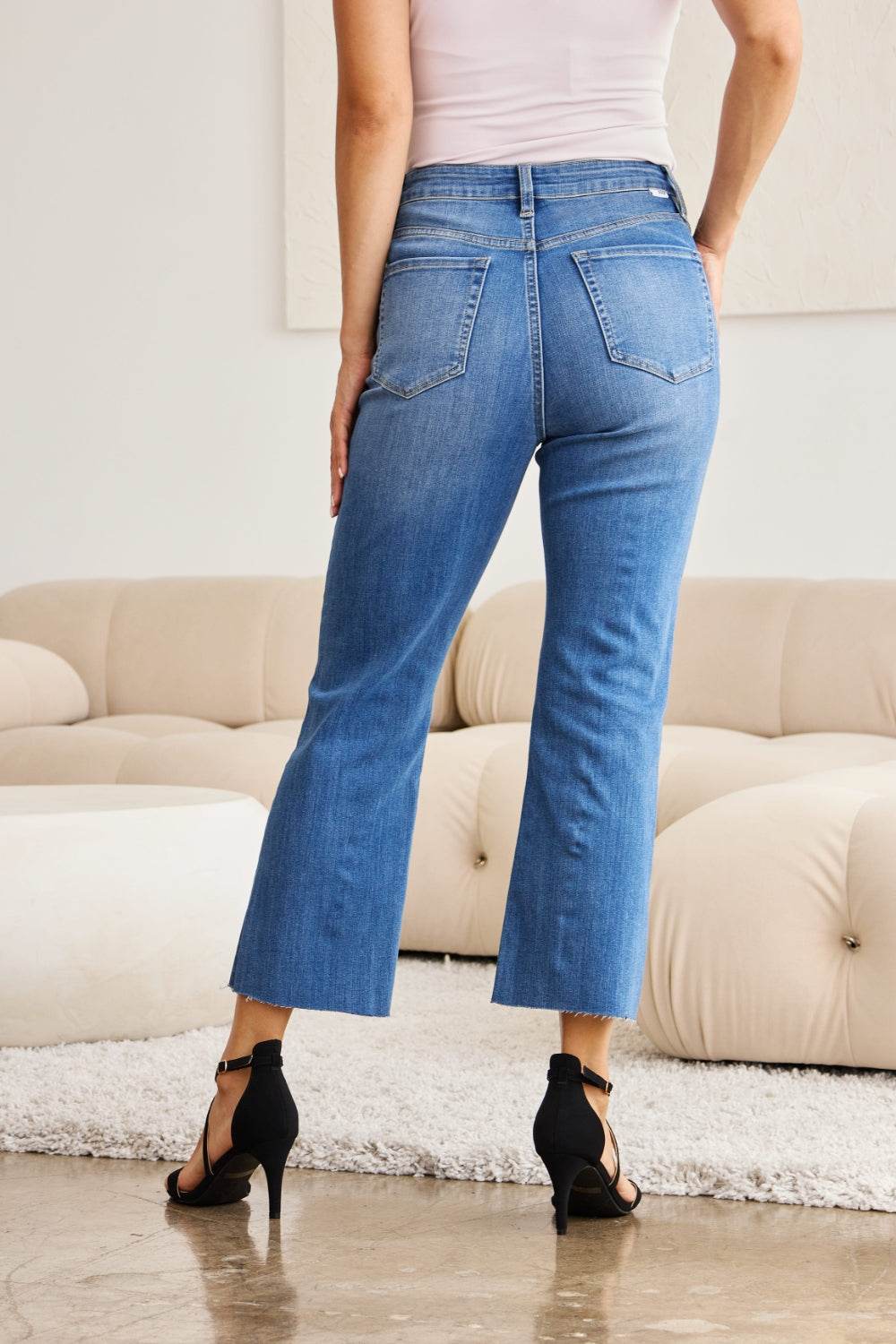 RFM Mini Mia Full Size Tummy Control High Waist Jeans - DaTrendStore.Com