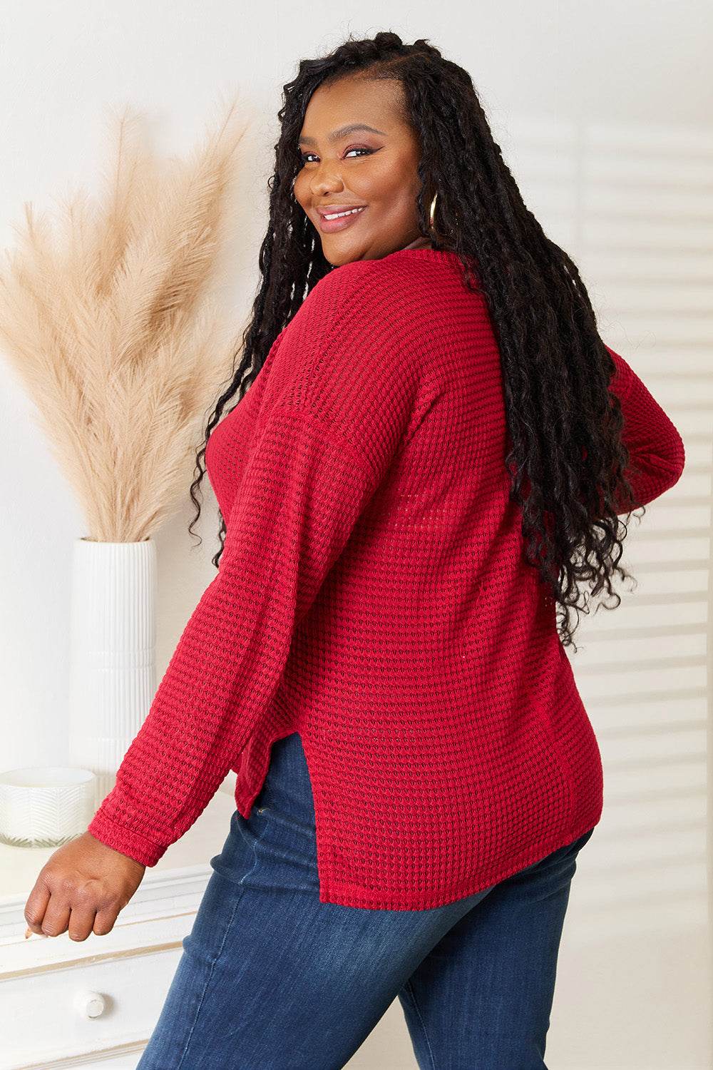 Culture Code Full Size Wide Notch Relax Top - DaTrendStore.Com