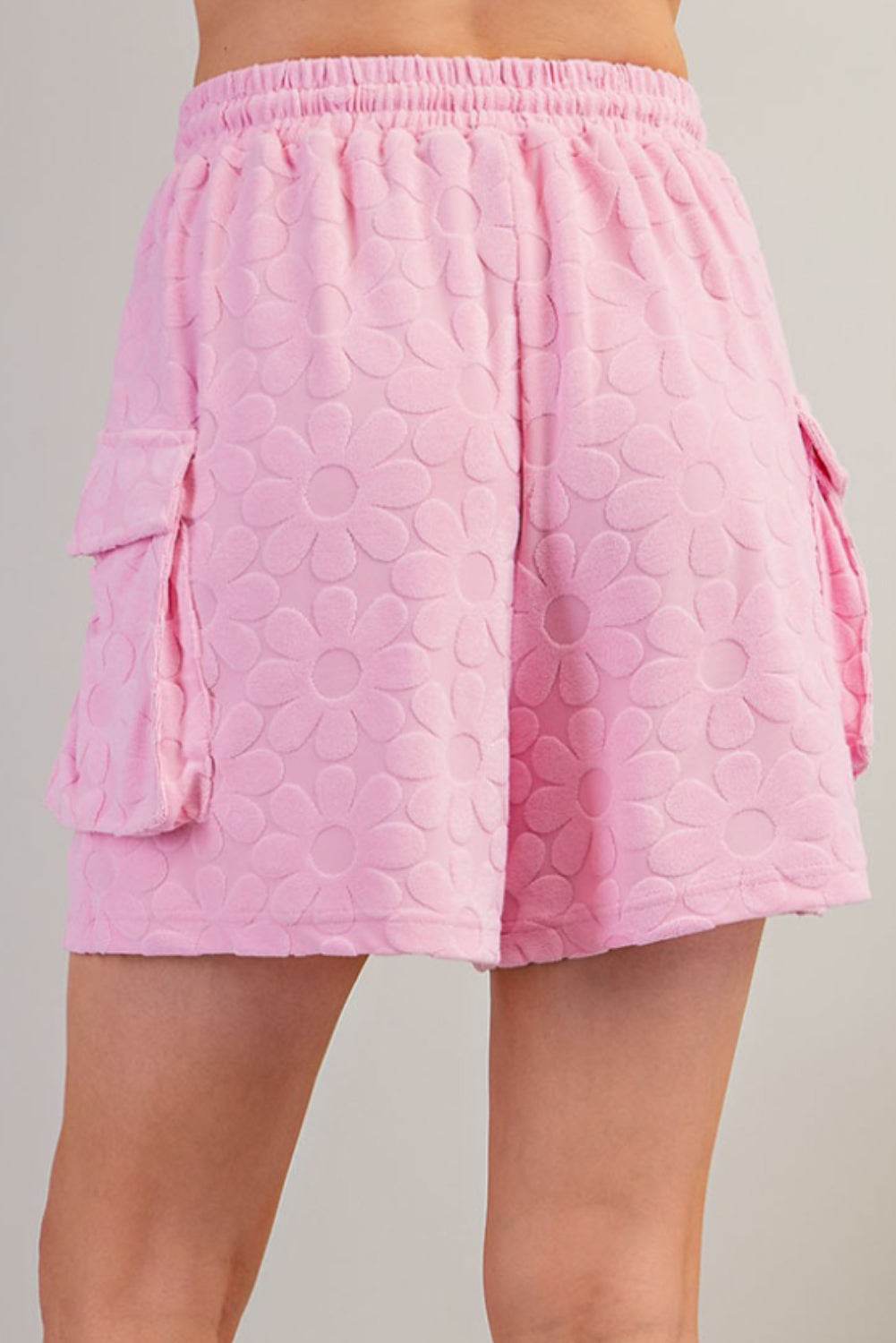 Round Neck Half Sleeve Top and Shorts Set - DaTrendStore.Com
