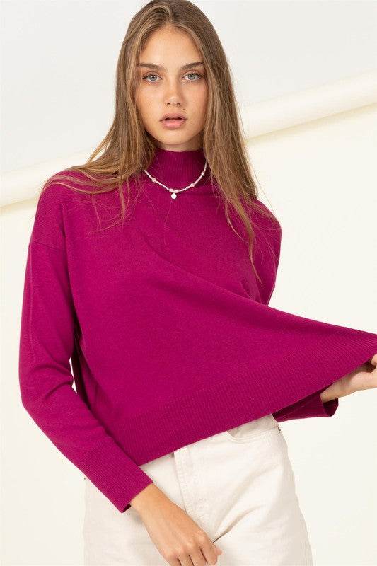 Warm Personality High-Neckline Sweater - DaTrendStore.Com