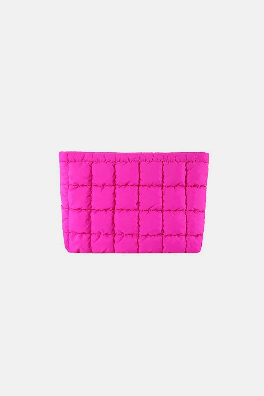 Zenana Quilted Puffy Pouch Clutch Bag - DaTrendStore.Com