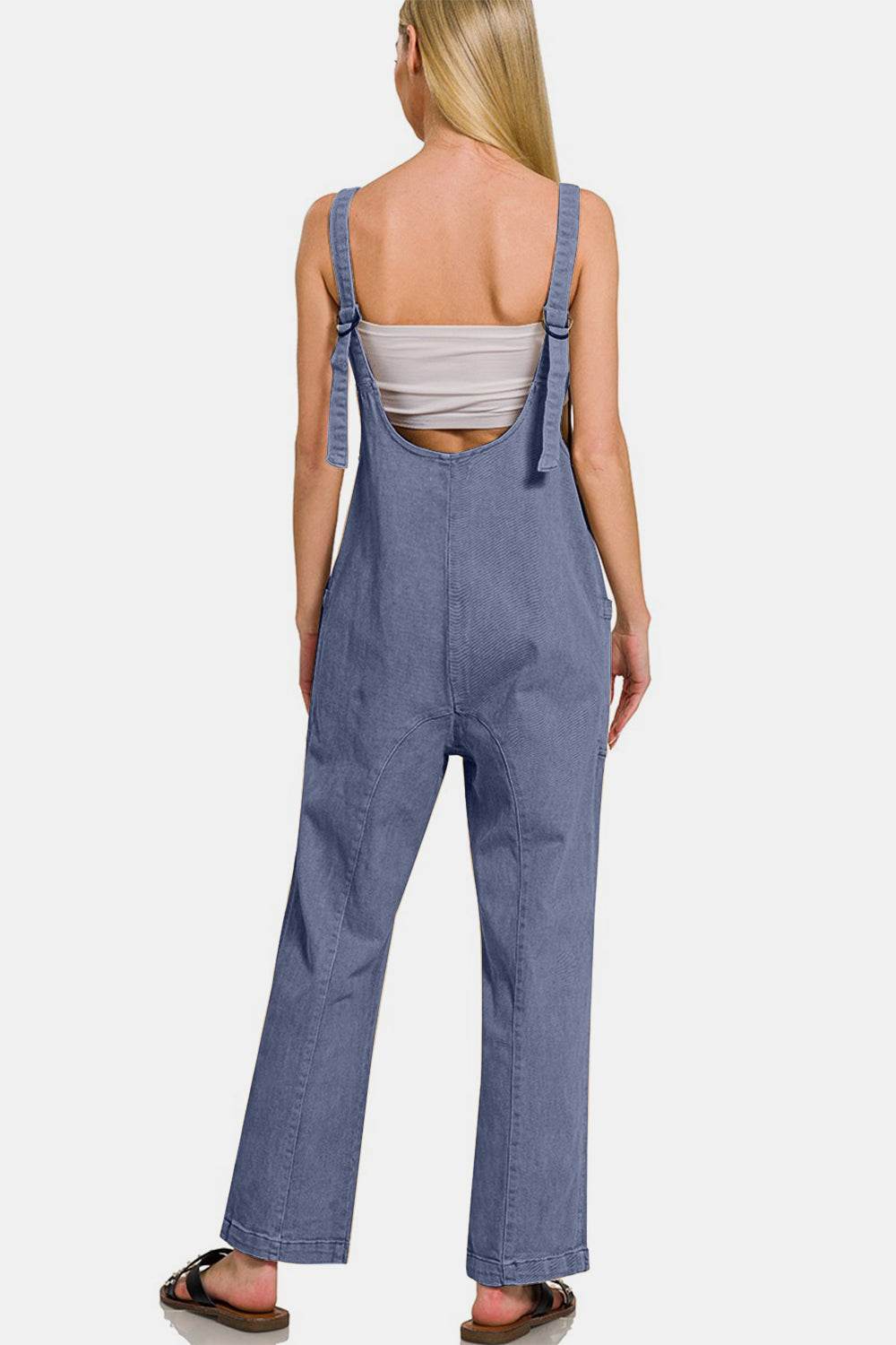 Zenana Pocketed Wide Strap Jumpsuit - DaTrendStore.Com