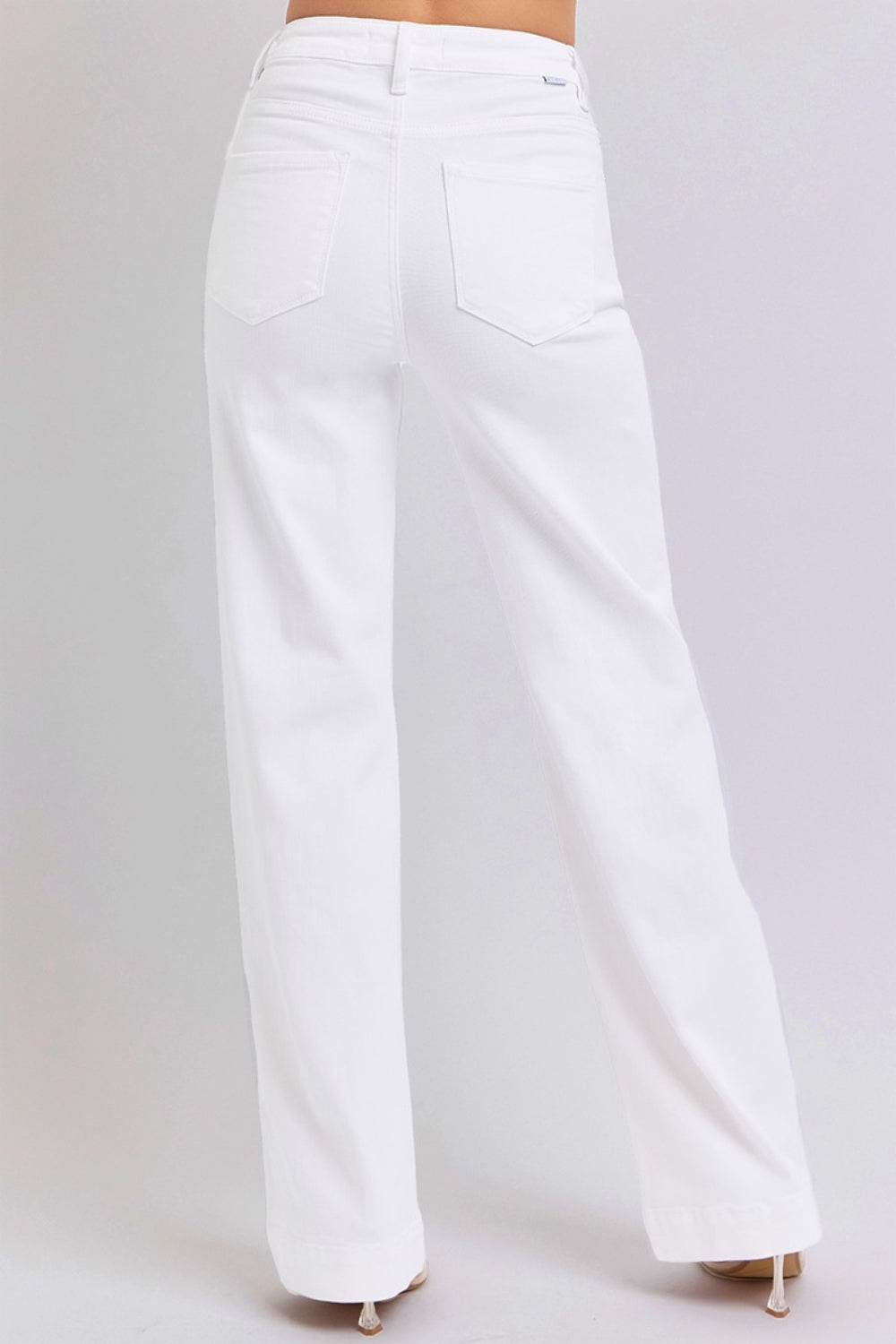 RISEN Full Size High Waist Straight Jeans - DaTrendStore.Com