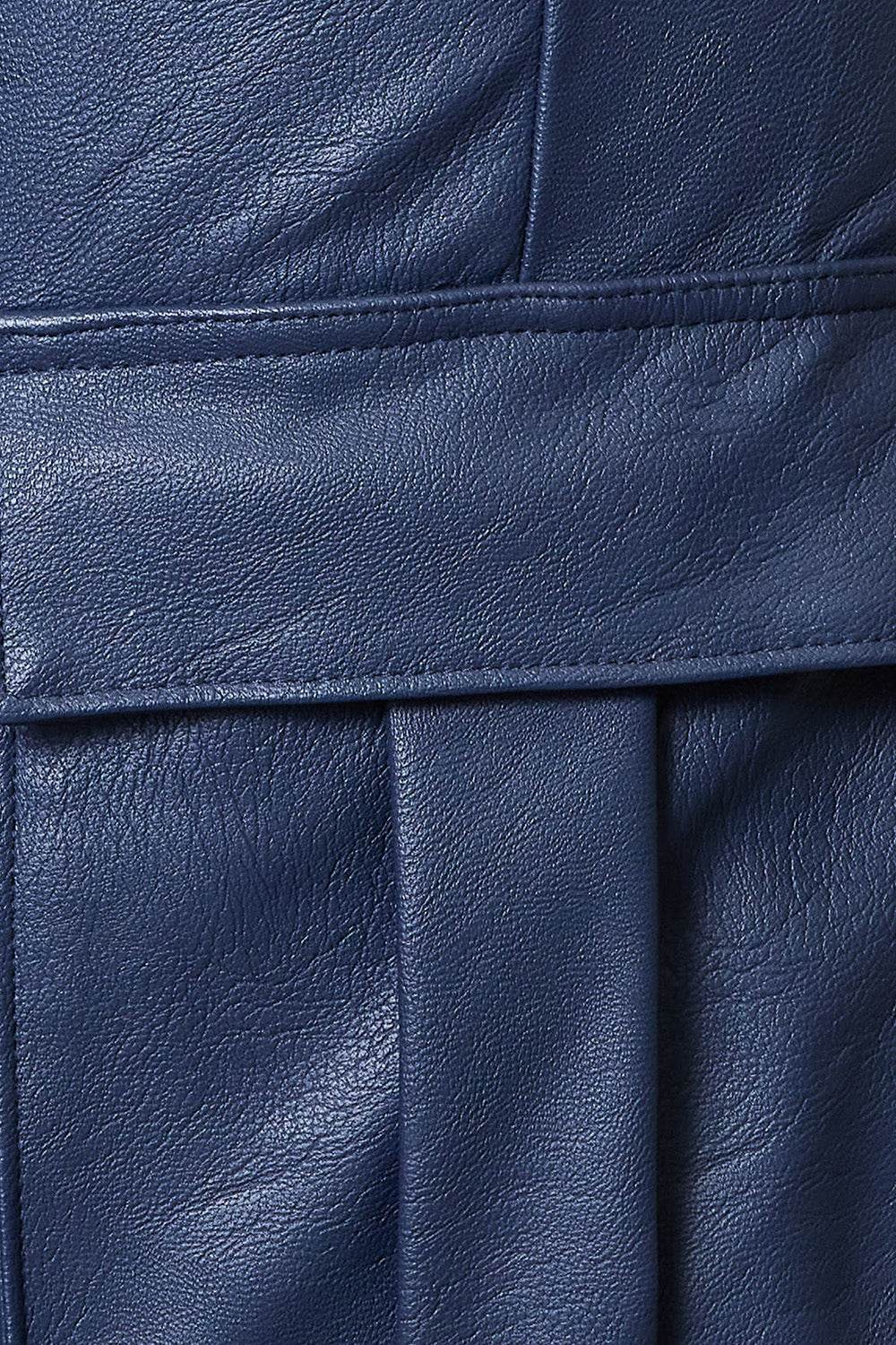 Kancan High Waist Faux Leather Cargo Joggers - DaTrendStore.Com
