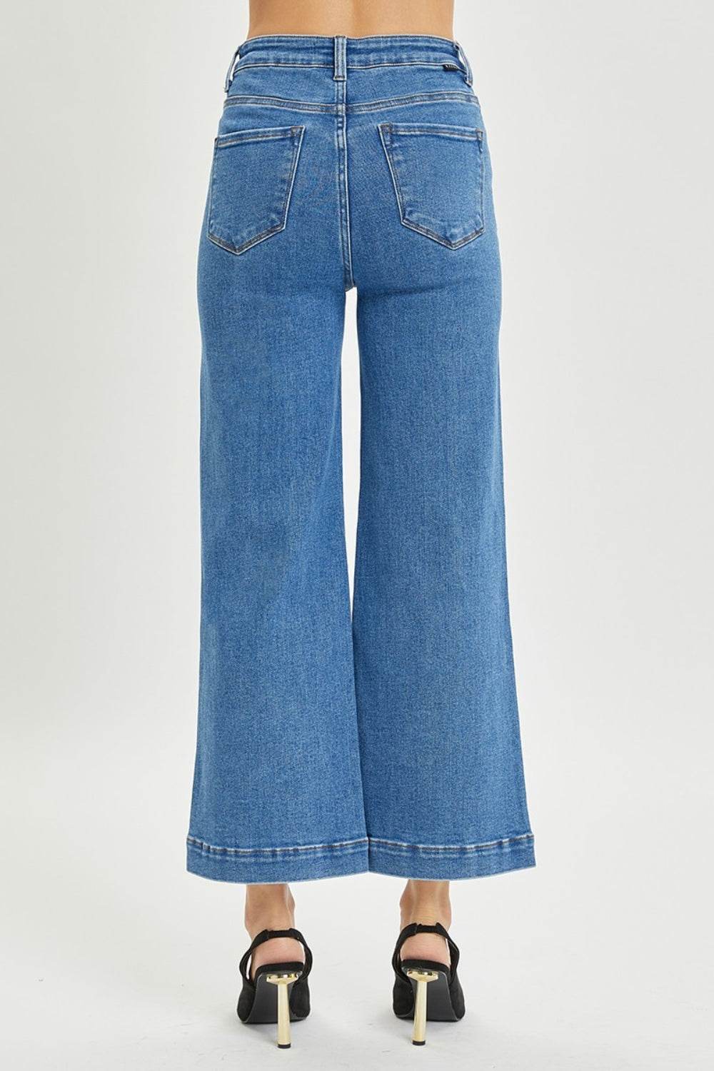 RISEN Full Size High Rise Wide Leg Jeans - DaTrendStore.Com
