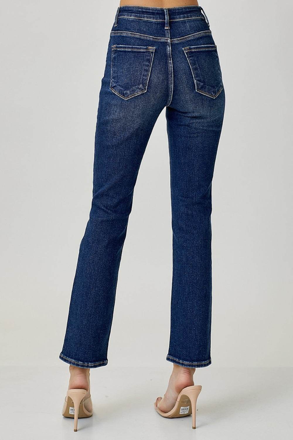RISEN Full Size High Waist Straight Jeans - DaTrendStore.Com