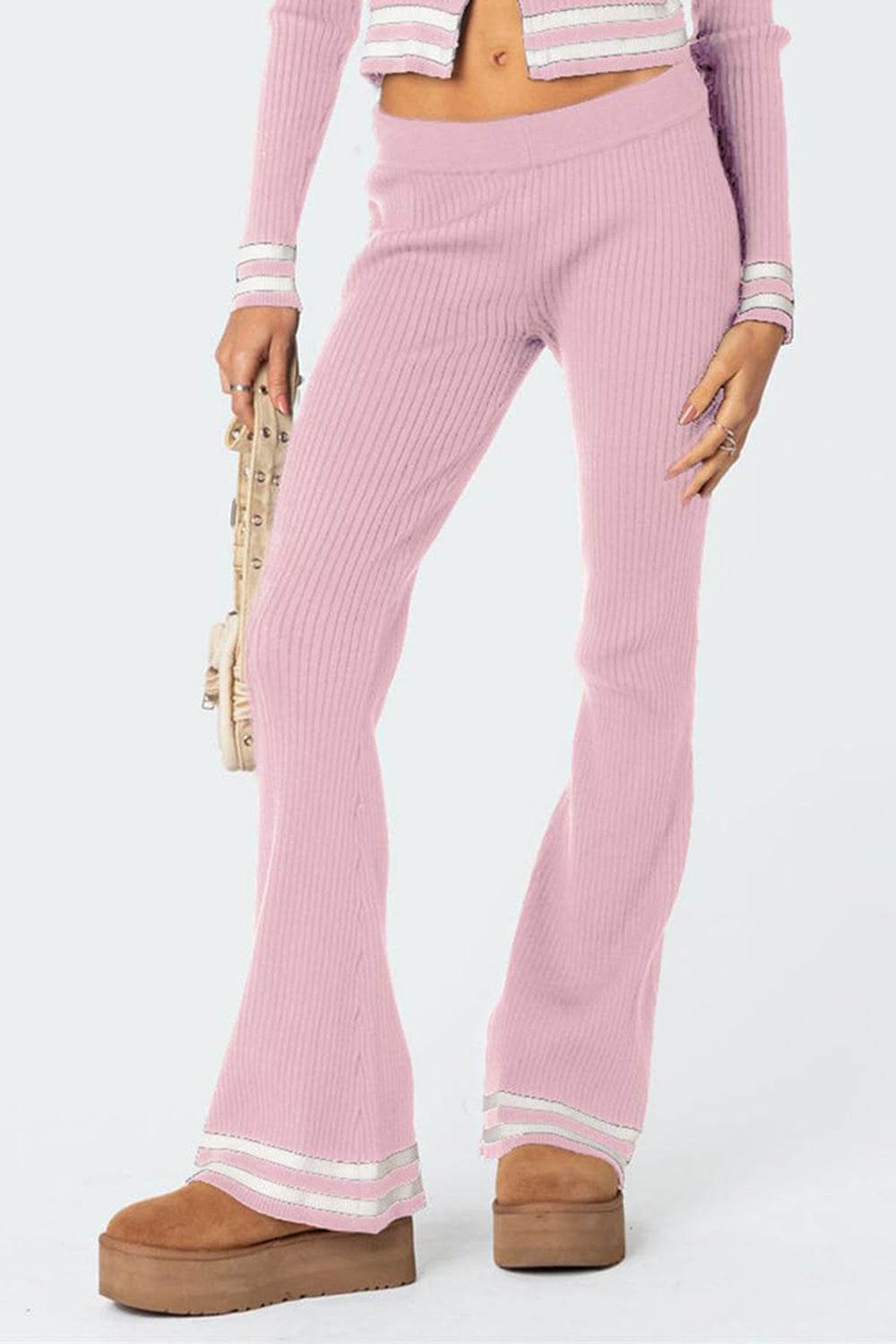 Zip Up Long Sleeve Top and Pants Set - DaTrendStore.Com