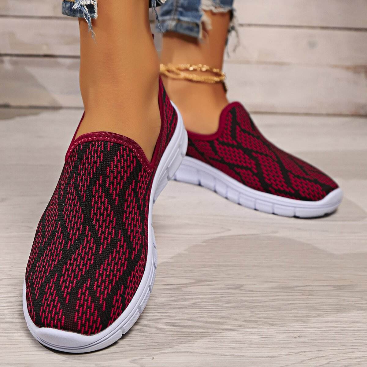 Round Toe Flat Slip-Ons - DaTrendStore.Com